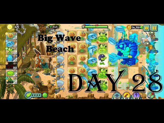 Big Wave Beach-Day 28 - Plants vs Zombies 2