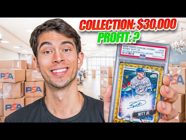 I Tried Grading a $30K Card Collection With PSA and Made $___