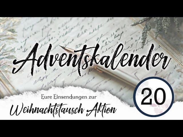 Kreativer Adventskalender / Türchen 20 / Eure Einsendungen zur Weihnachts-Tausch-Aktion