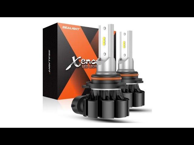 SEALIGHT H10 LED Fog Light Bulbs, 5000 Lumens 12W High Power 6000K Xenon White 300% Brightness