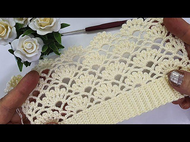 Awesome Very elegant and easy Crochet knit women's vest model