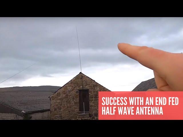 How to work DX using a homebrew EFHW antenna |  amateur radio basics |  portable ham radio