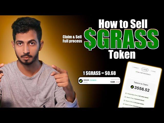 How to Sell GRASS token | Claim Grass token | Grass টোকেন কিভাবে ক্লেইম এবং সেল করবেন