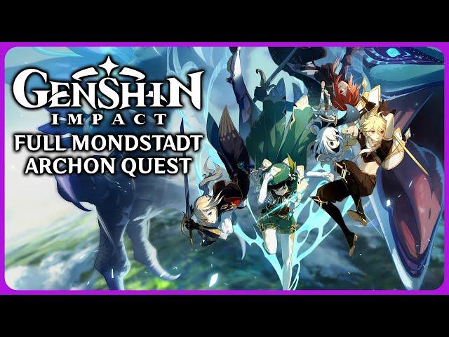 Full Mondstadt Archon Quest - Genshin Impact