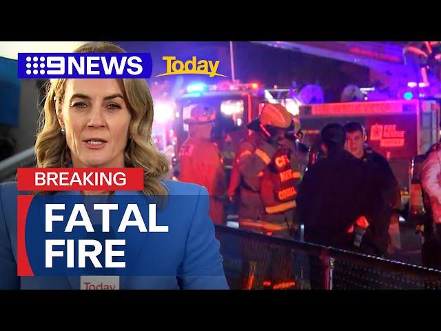 One person killed in Melbourne house fire | 9 News Australia