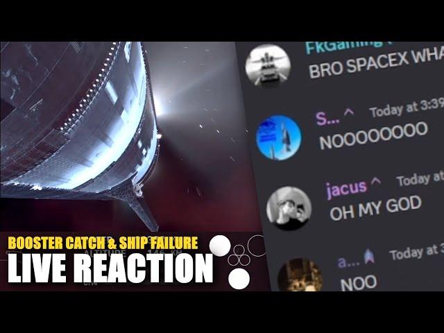 LabPadre Discord Reacts to Starship Flight 8 | Another Booster Catch and Ship Failure