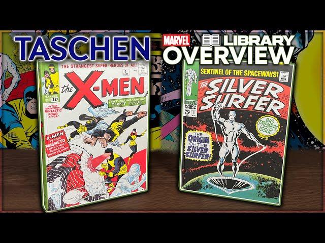 TASCHEN: Marvel Comics Library X-Men Vol․ 1 & Marvel Comics Library Silver Surfer Vol․ 1 Overview