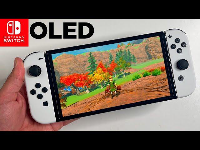 Zelda: Breath of the Wild OLED Nintendo Switch Gameplay