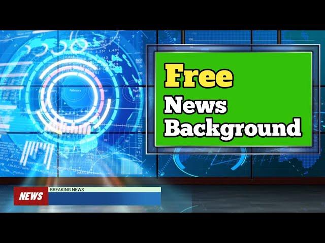 Green Screen Breaking News  Background  | Template Background Berita | News Studio Background