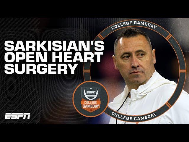 The story of Steve Sarkisian's life-saving open heart surgery | College GameDay