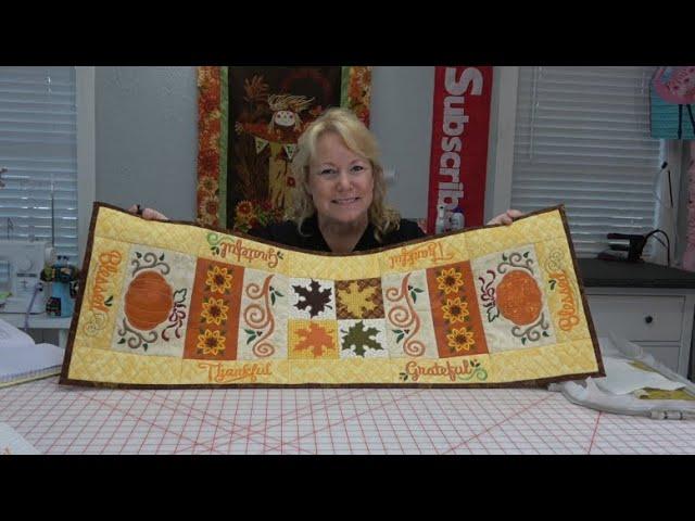 Tutorial - How to Make Designs by JuJu's Fall 1 Table Runner