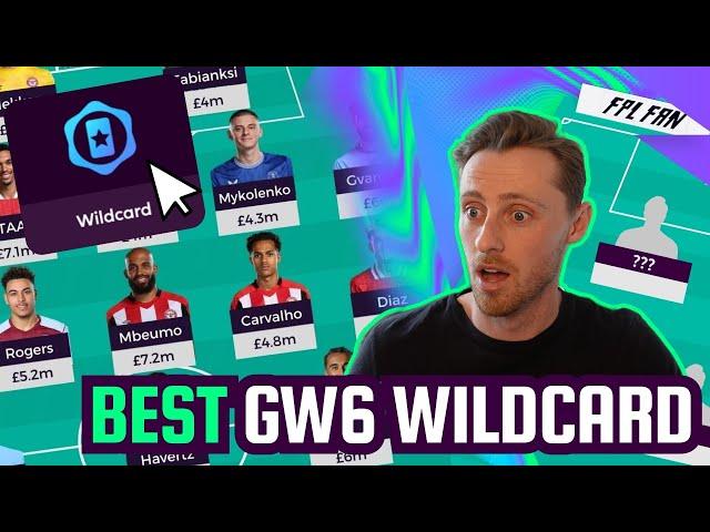 FPL GW6 WILDCARD DRAFT  I Fantasy Premier League 24/25