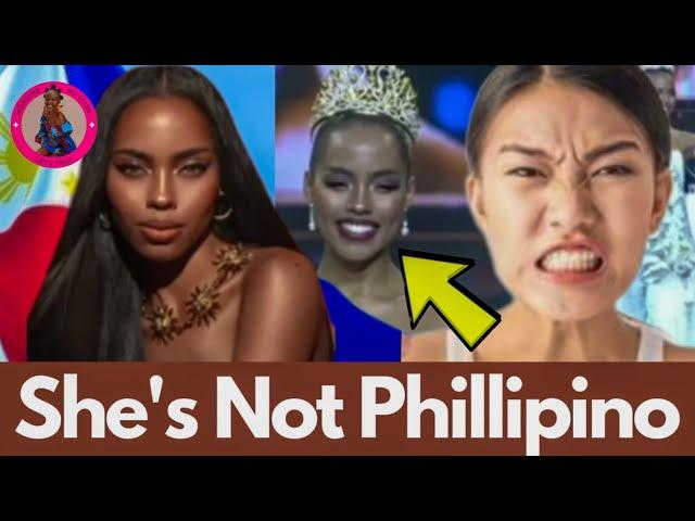 Must See! First ever BLACK woman crowned Miss universe Philippine leaves light skin Philippinos Mad