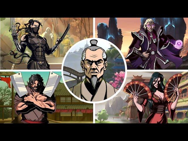 Shadow Fight 2 Special Edition (Sensei's story) - All Bosses + Dialogues (Full Story)