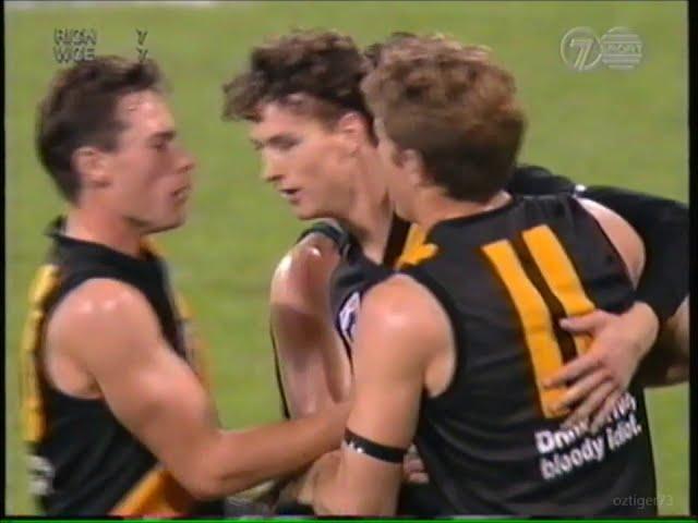 Richmond kick 12 goals in a row vs West Coast - 1997