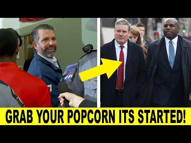 Watch As: Donald Trump JR BLASTS The Labour Government And Brands Them 'DISGUSTING'!