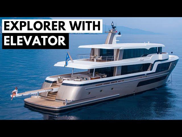 $16,000,000 2022 VAN DER VALK EXPLORER Lady Lene 34M YACHT Fast SuperYacht Tour