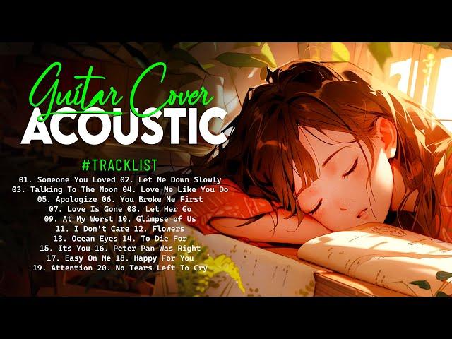 Guitar Acoustic Love Songs Playlist With Lyrics  Viral Tiktok Chill Songs Cover 2025