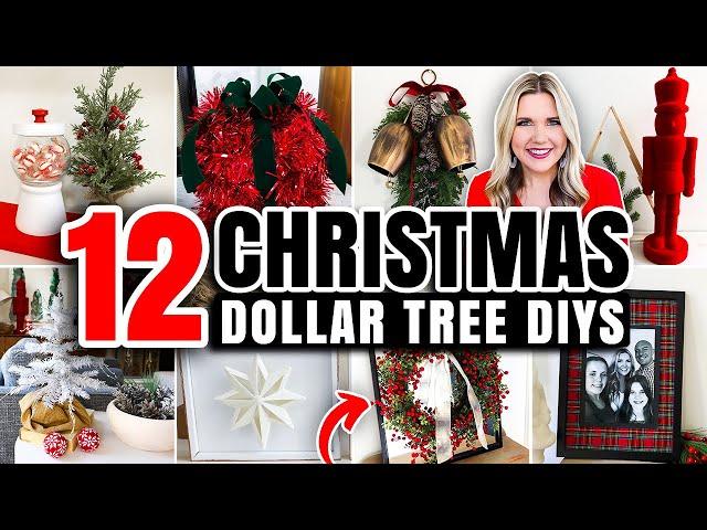 DOLLAR TREE Christmas DIY'S you SHOULD be trying!