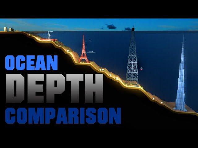 Ocean DEPTH Comparison  (3D Animation)