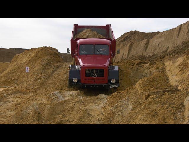 "Magirus Deutz" in der Kiesgrube Davids in UHD/4K