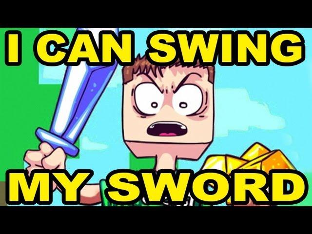 I CAN SWING MY SWORD! - Minecraft Song