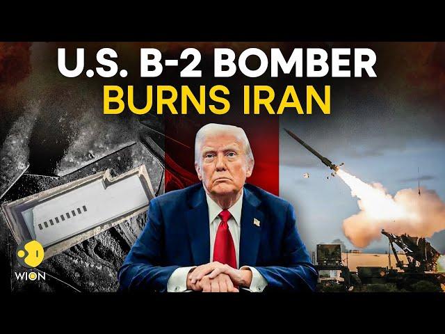 US Attacks Iran LIVE: US B-2 Bombers Strike Iran's Nuclear Sites | Trump Strikes Iran | War LIVE