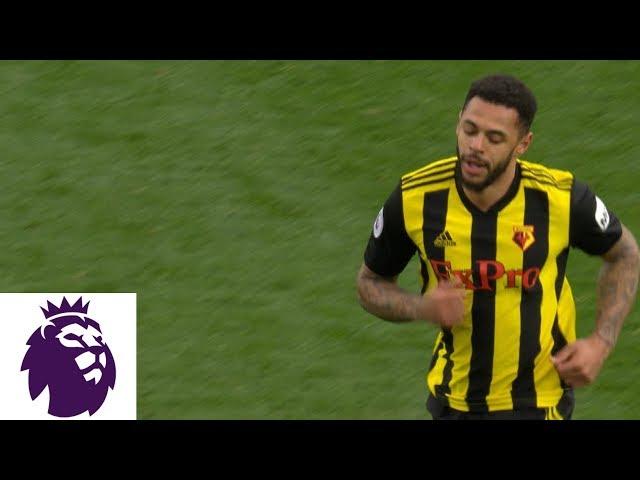 Andre Gray scores stoppage-time winner for Watford v. Leicester City | Premier League | NBC Sports