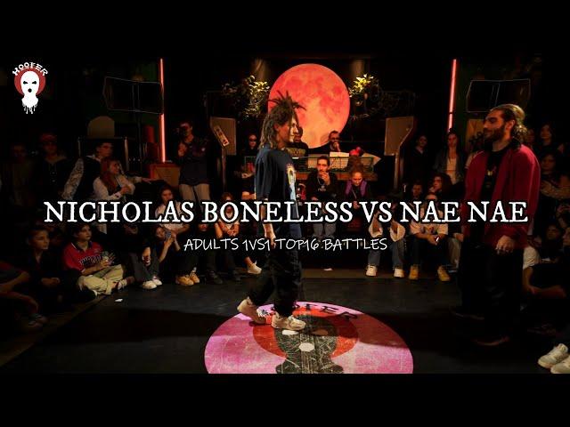 NICHOLAS BONELESS vs NAE NAE | Top16 Adults | HOOFER 2023 Pink