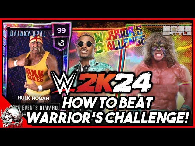 HOW TO BEAT WARRIOR'S CHALLENGE LIVE EVENT! WWE 2K24 MyFaction