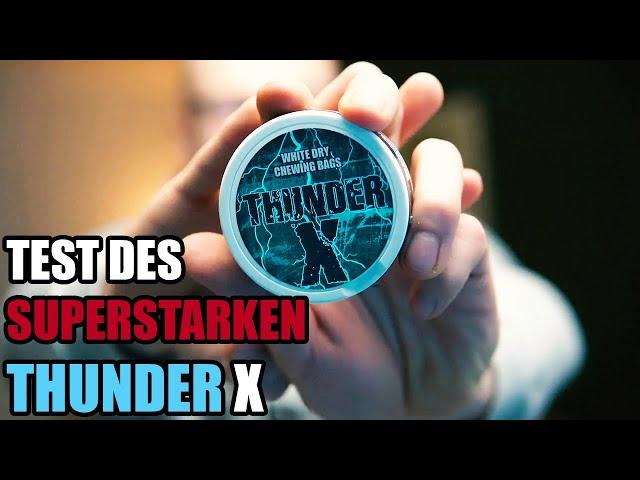 LET'S TEST:  NEUER STÄRKSTER SNUS - THUNDER X WHITE DRY