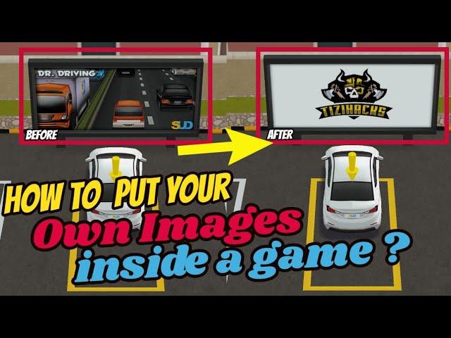 how to modify and replace images inside a game