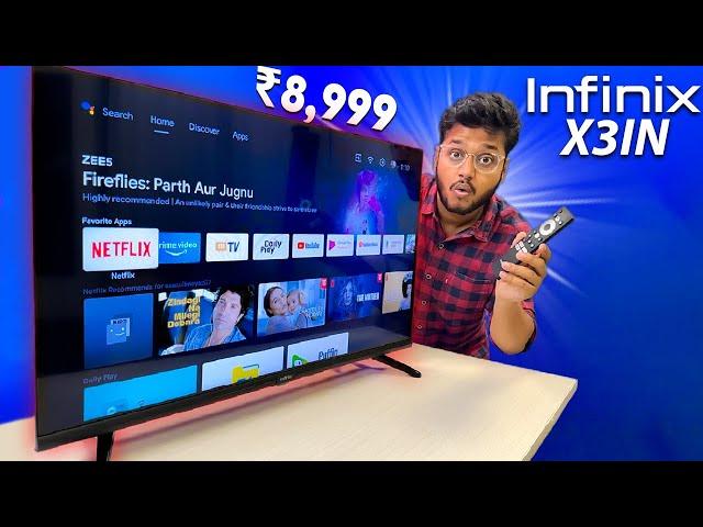 I Bought Best Android TV Under 9,000 Rupees Only  20W Speaker, HDR Display | Infinix X3IN 32
