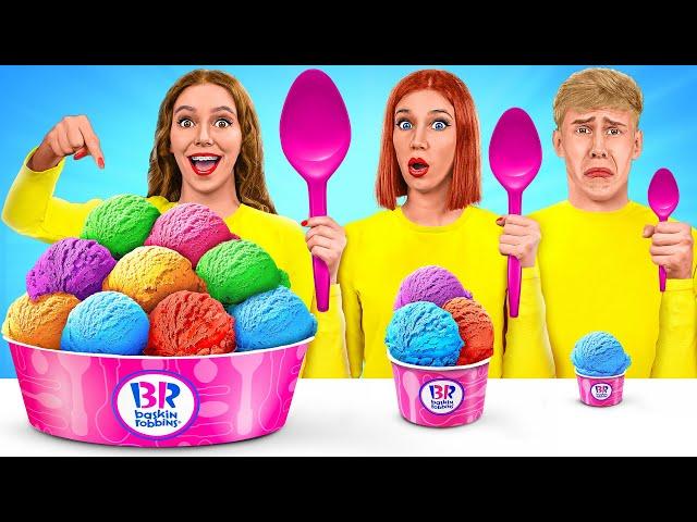 Big, Medium and Small Plate Challenge | Crazy Challenge by TeenDO Challenge