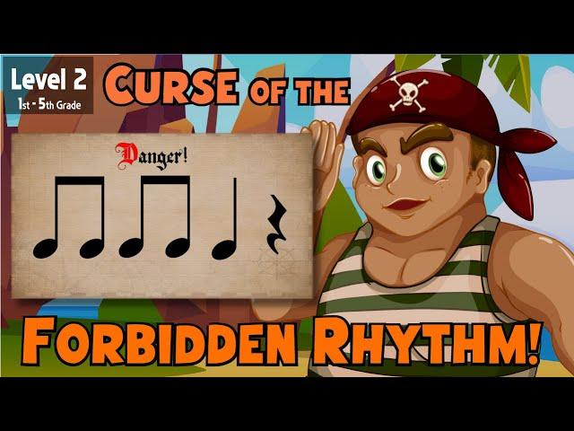 LEVEL 2/7: Curse of the Forbidden Rhythm Play Along! Elementary Music Game- Poison Rhythm!