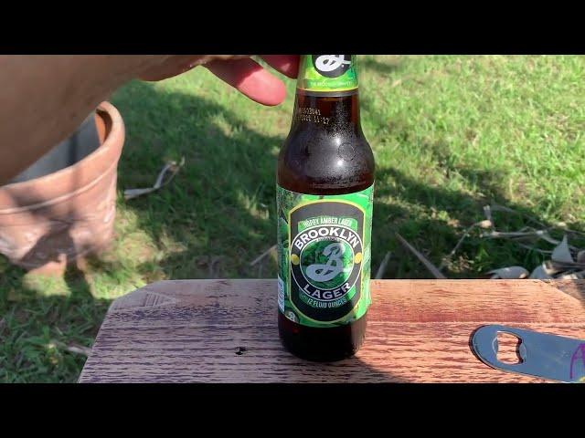 4* Brooklyn Hoppy Lager beer review tasting #102