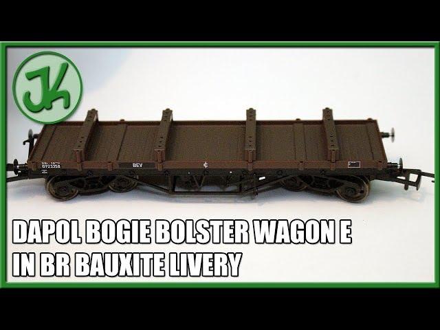 Dapol Bogie Bolster Wagon E in BR Bauxite livery - Unboxing and Review