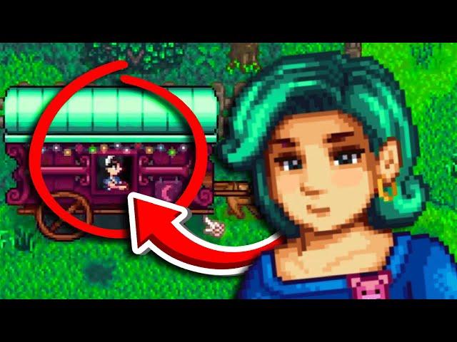 What If You LIVED In The TRAVELING CART In Stardew Valley…