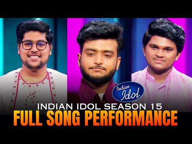 Full Performance All Contestants Indian Idol 15 | Celebrating Greatest Love Special Indian Idol 15 |