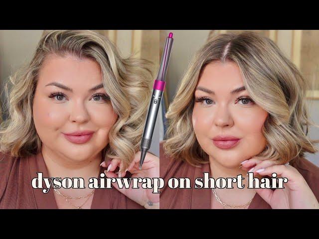 DYSON AIRWRAP TUTORIAL FOR SHORT HAIR | VOLUMINOUS WAVES