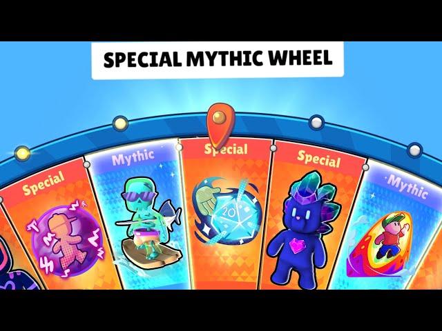 SPECIAL MYTHIC WHEEL & MAX ABILITIES - Stumble Guys