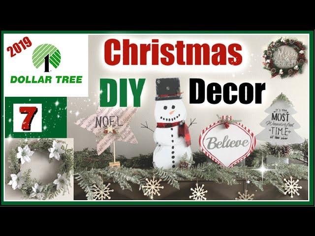 DOLLAR TREE CHRISTMAS DIY Decor 2019 | 7 Christmas DIYs + NEW Dollar Tree Christmas Shop With Me