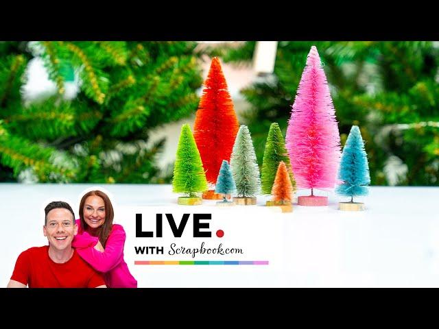 You CAN'T Miss These Deals! DIY Bottle Brush Tree Decorating! | Scrapbook.com