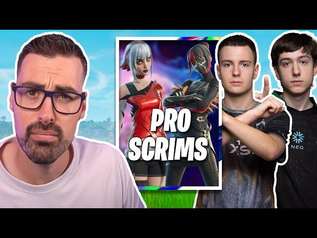 WATCHING PRO SCRIMS  BASS BOOST VAULTED  FNCS TOMORROW 