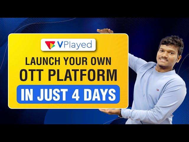 Build an OTT Platform in 4 Days - Launch With Your Own Brand