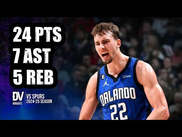 Franz Wagner vs Spurs 24 pts 7 ast 5 reb | Apr 01, 2025 | Regular Season