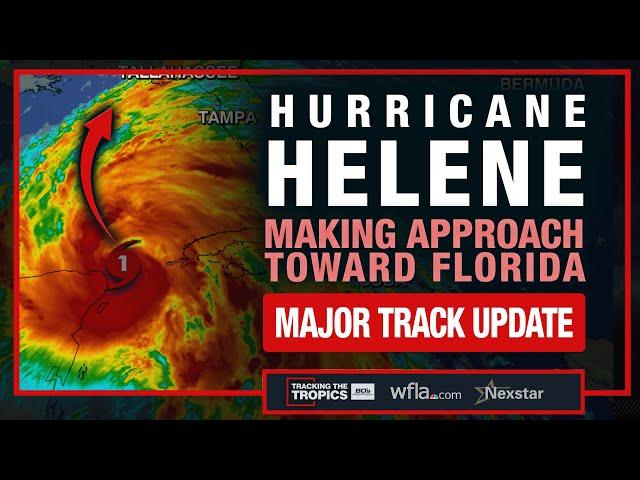 LIVE UPDATE: HELENE TO REACH CAT 4 | Hurricane Helene Latest + Live Tracking the Tropics Q&A