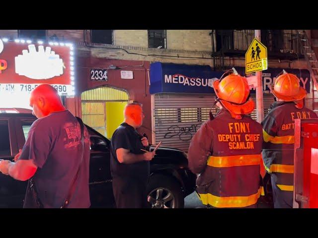 FDNY Bronx 10-75 Box 3309 Fire was on the 2nd Floor of a MD