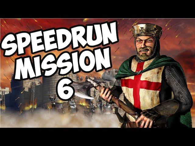 Stronghold Crusader Kreuzzug Mission 6 SPEEDRUN (deutsch)