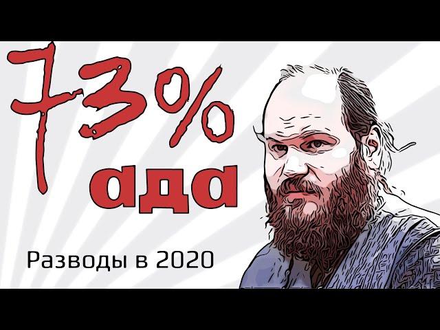 73% ада. Опубликована статистика разводов за 2020 год. Конец семье в России?